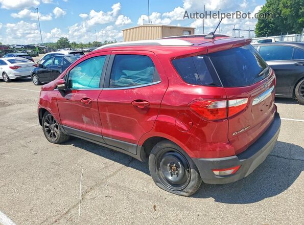 MAJ6P1WL3JC248746 2018 FORD ECOSPORT Красный Задняя левая четверть