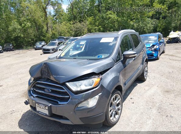 MAJ6P1WL5JC159258 2018 FORD ECOSPORT Серый Передняя левая четверть