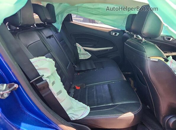 MAJ6P1WL5JC206871 2018 FORD ECOSPORT Blue Vista de los asientos traseros