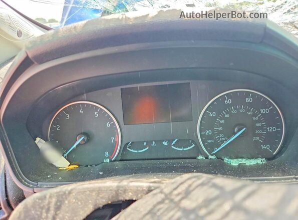 MAJ6P1WL5JC206871 2018 FORD ECOSPORT Blue Vista del cuadro de instrumentos