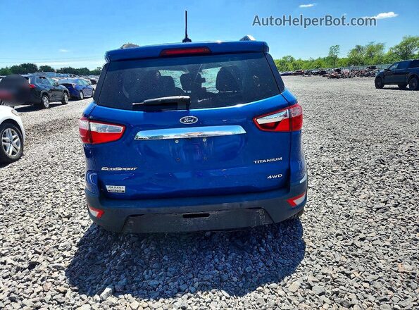 MAJ6P1WL5JC206871 2018 FORD ECOSPORT Blue Vista trasera