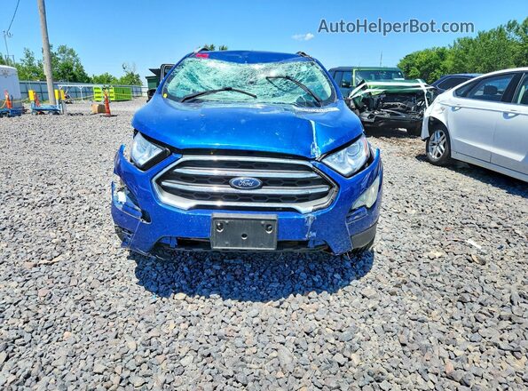 MAJ6P1WL5JC206871 2018 FORD ECOSPORT Blue Vista frontal