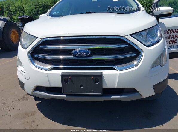 MAJ6P1WL6JC178840 2018 FORD ECOSPORT White Вид спереду