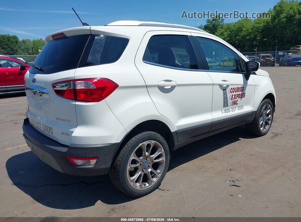 MAJ6P1WL6JC178840 2018 FORD ECOSPORT White Задня права чверть