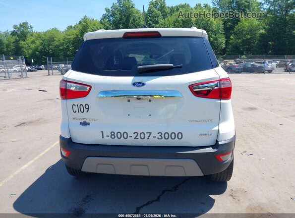 MAJ6P1WL6JC178840 2018 FORD ECOSPORT White 