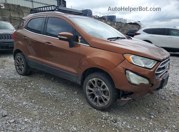 MAJ6P1WL6JC201792 2018 FORD ECOSPORT Коричневый Передняя правая четверть