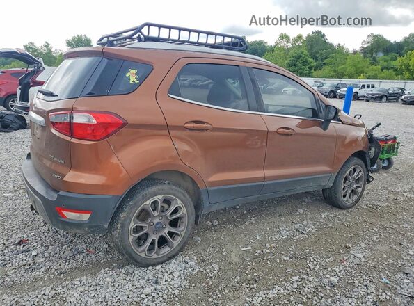 MAJ6P1WL6JC201792 2018 FORD ECOSPORT Коричневый Задняя правая четверть