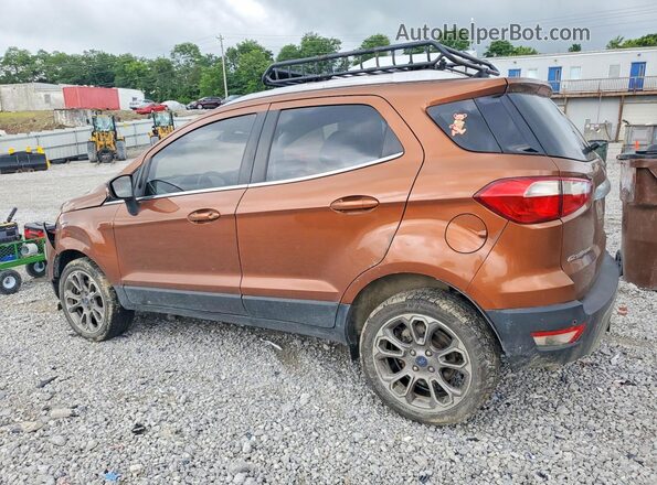 MAJ6P1WL6JC201792 2018 FORD ECOSPORT Коричневый Задняя левая четверть