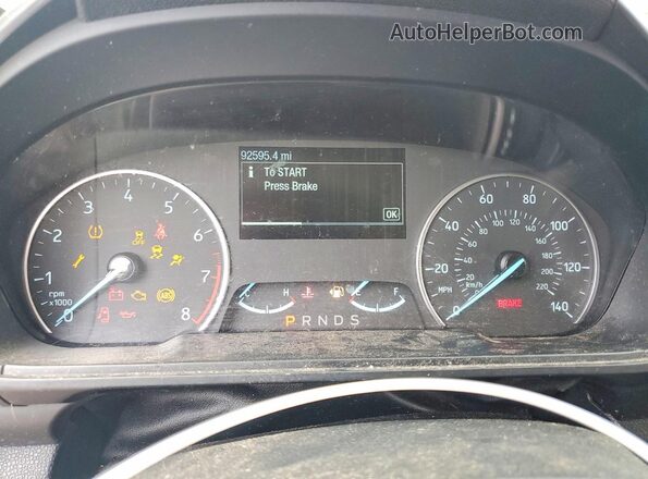 MAJ6P1WL6JC201792 2018 FORD ECOSPORT Коричневый Вид щитка приборов