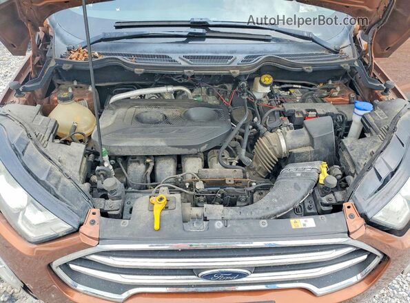 MAJ6P1WL6JC201792 2018 FORD ECOSPORT Коричневый Вид подкапотного пространства