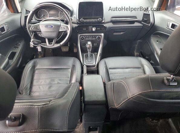 MAJ6P1WL6JC201792 2018 FORD ECOSPORT Коричневый Вид панели приборов