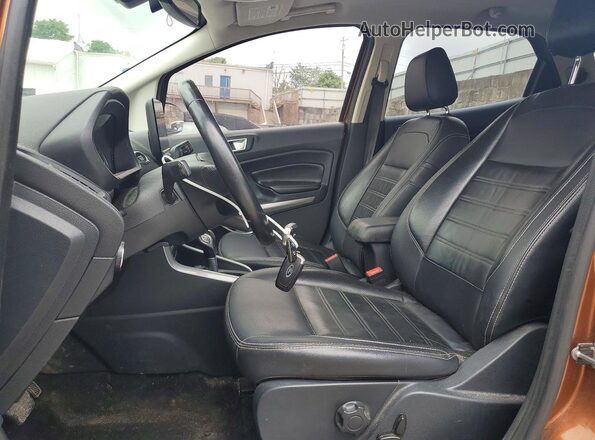 MAJ6P1WL6JC201792 2018 FORD ECOSPORT Коричневый Вид салона спереди