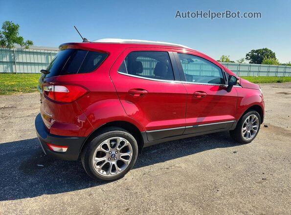 MAJ6P1WL7JC216429 2018 FORD ECOSPORT Красный Задняя правая четверть