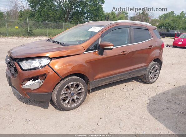 MAJ6P1WL7JC220013 2018 FORD ECOSPORT Orange Przód lewy