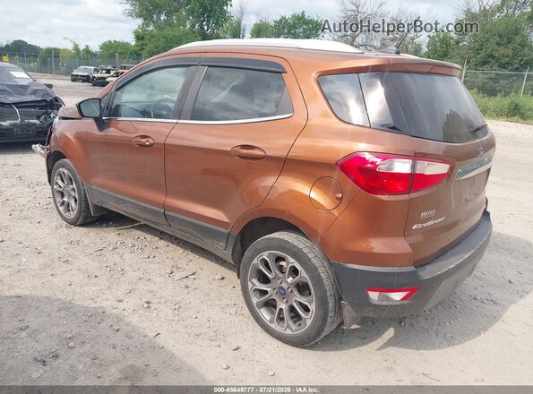 MAJ6P1WL7JC220013 2018 FORD ECOSPORT Orange Tył lewy