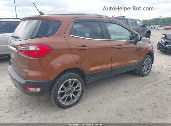 MAJ6P1WL7JC220013 2018 FORD ECOSPORT Orange Tył prawy