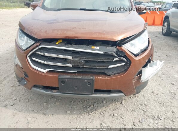MAJ6P1WL7JC220013 2018 FORD ECOSPORT Orange Widok z przodu