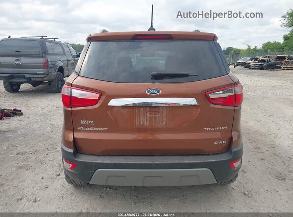 MAJ6P1WL7JC220013 2018 FORD ECOSPORT Orange 