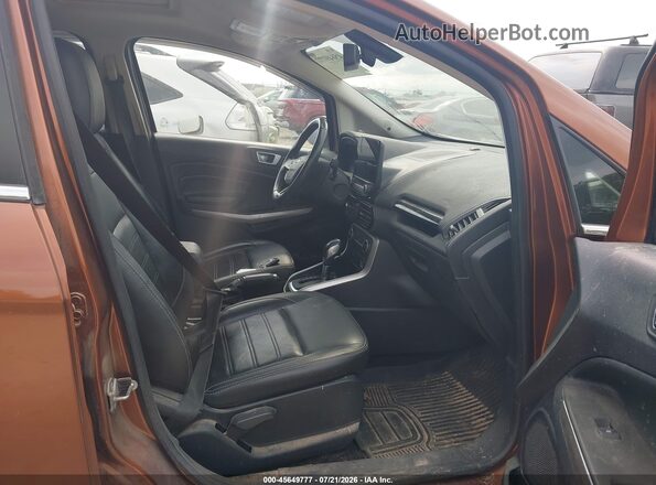 MAJ6P1WL7JC220013 2018 FORD ECOSPORT Orange Widok wnętrza z przodu