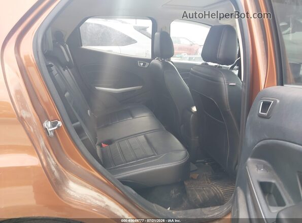 MAJ6P1WL7JC220013 2018 FORD ECOSPORT Orange Widok naklejki z numerem VIN