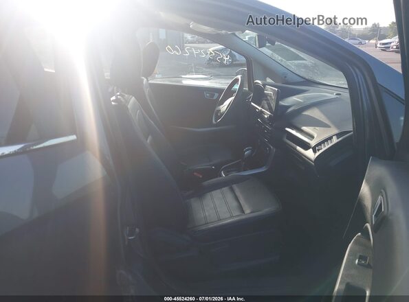 MAJ6P1WL8JC248905 2018 FORD ECOSPORT Gray Вид салону спереду