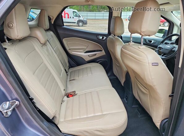 MAJ6P1WL9JC171882 2018 FORD ECOSPORT Gray უკანა სავარძლების ხედი