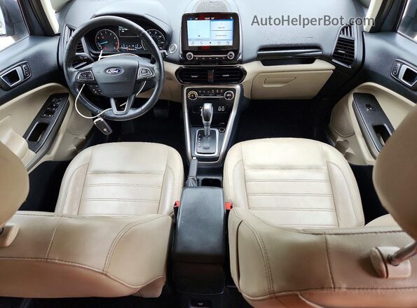 MAJ6P1WL9JC171882 2018 FORD ECOSPORT Gray წინა პანელის ხედი