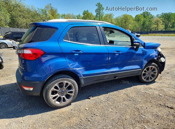 MAJ6P1WL9JC183627 2018 FORD ECOSPORT Blue Tył prawy