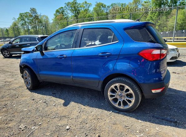 MAJ6P1WL9JC183627 2018 FORD ECOSPORT Blue Tył lewy