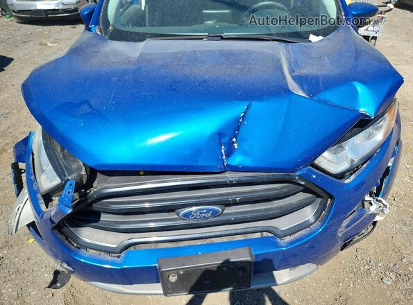MAJ6P1WL9JC183627 2018 FORD ECOSPORT Blue Widok komory silnika