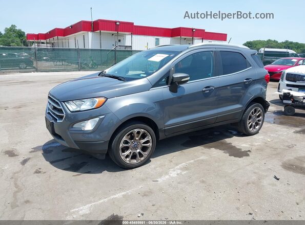 MAJ6P1WLXJC184723 2018 FORD ECOSPORT Серый Передняя левая четверть