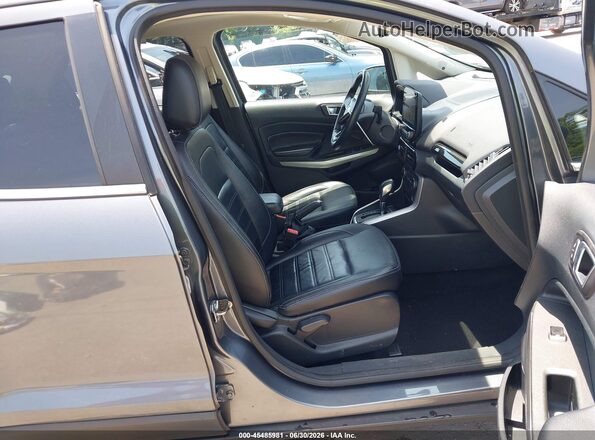 MAJ6P1WLXJC184723 2018 FORD ECOSPORT Серый Вид салона спереди