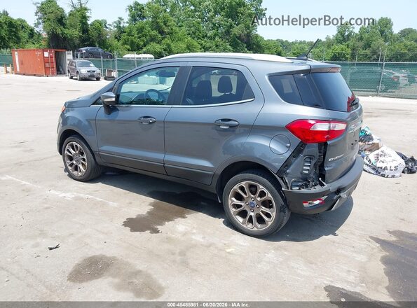 MAJ6P1WLXJC184723 2018 FORD ECOSPORT Серый Задняя левая четверть