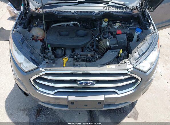 MAJ6P1WLXJC184723 2018 FORD ECOSPORT Серый Вид сзади