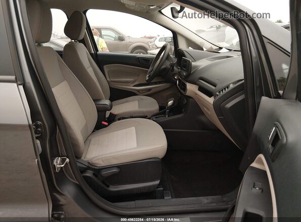 MAJ6S3FL0MC403638 2021 FORD ECOSPORT Gray წინა სალონის ხედი