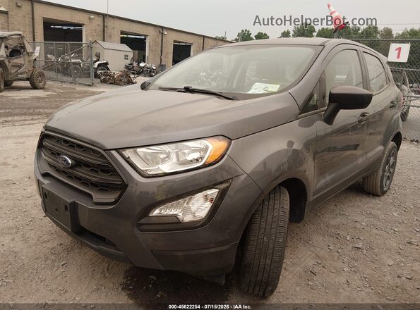MAJ6S3FL0MC403638 2021 FORD ECOSPORT Gray წინა მარცხენა ხედი სამი მეოთხედიდან
