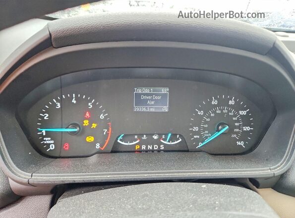 MAJ6S3FL1MC429746 2021 FORD ECOSPORT Silver Vista del cuadro de instrumentos