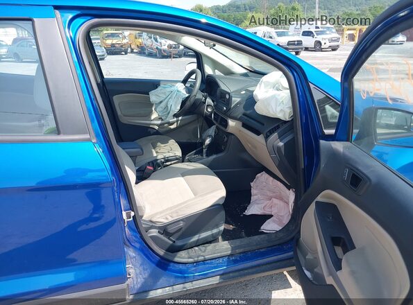 MAJ6S3FL2LC356420 2020 FORD ECOSPORT Синий Вид салона спереди