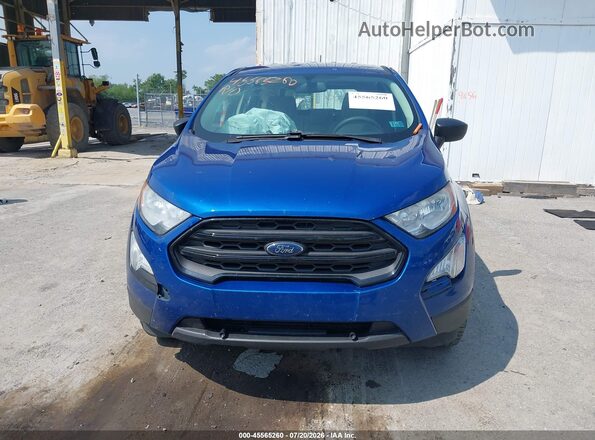 MAJ6S3FL2LC356420 2020 FORD ECOSPORT Синий Вид спереди