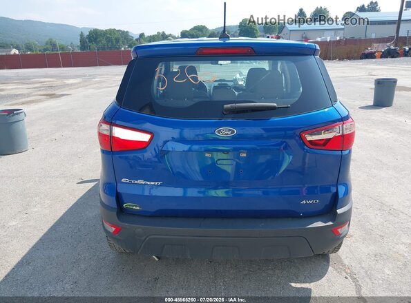 MAJ6S3FL2LC356420 2020 FORD ECOSPORT Синий 