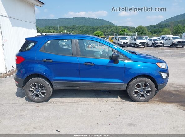 MAJ6S3FL2LC356420 2020 FORD ECOSPORT Синий Вид задней части салона