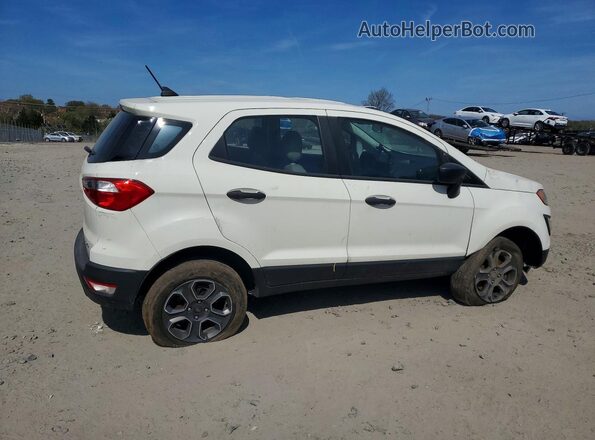 MAJ6S3FL2LC391247 2020 FORD ECOSPORT White Trasero derecho