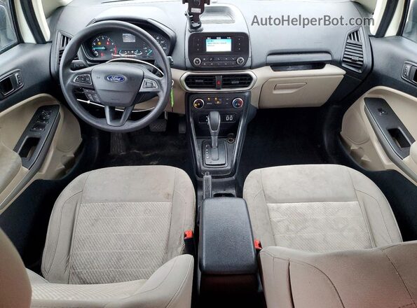 MAJ6S3FL2LC391247 2020 FORD ECOSPORT White Vista del salpicadero