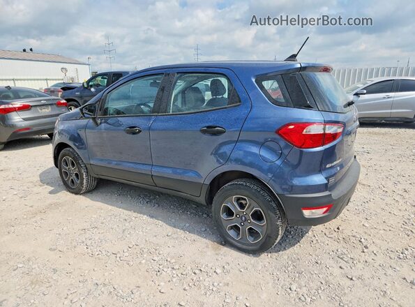 MAJ6S3FL2NC474857 2022 FORD ECOSPORT Blue Задня ліва чверть