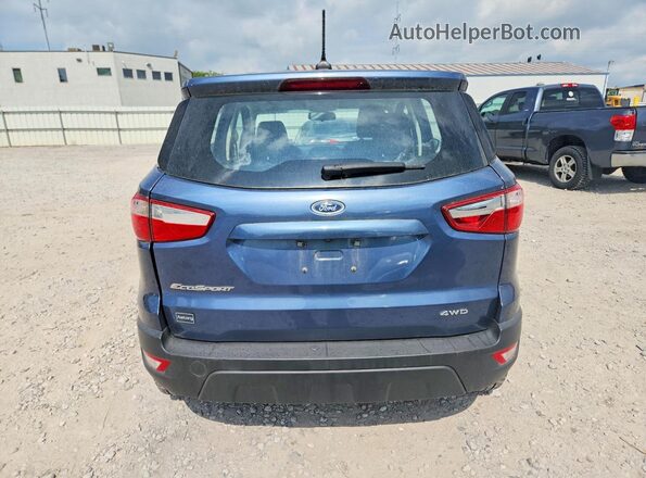 MAJ6S3FL2NC474857 2022 FORD ECOSPORT Blue Вид ззаду