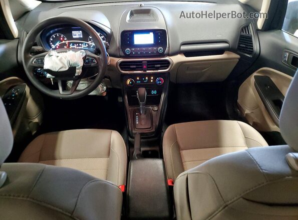 MAJ6S3FL3KC308794 2019 FORD ECOSPORT Black Вид панелі приладів
