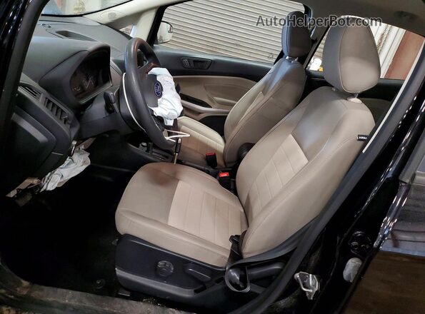 MAJ6S3FL3KC308794 2019 FORD ECOSPORT Black Вид салону спереду
