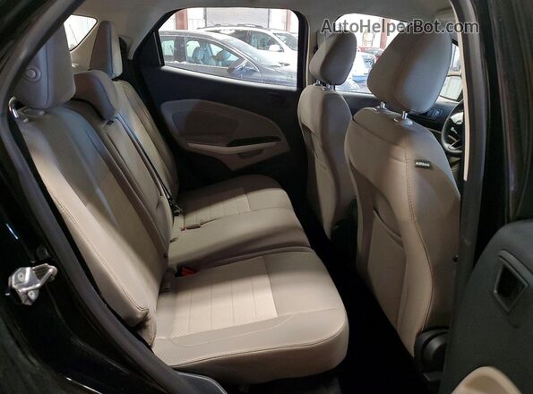 MAJ6S3FL3KC308794 2019 FORD ECOSPORT Black Вид задньої частини салону
