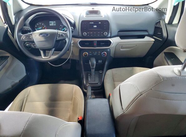 MAJ6S3FL3NC464614 2022 FORD ECOSPORT Белый Вид панели приборов