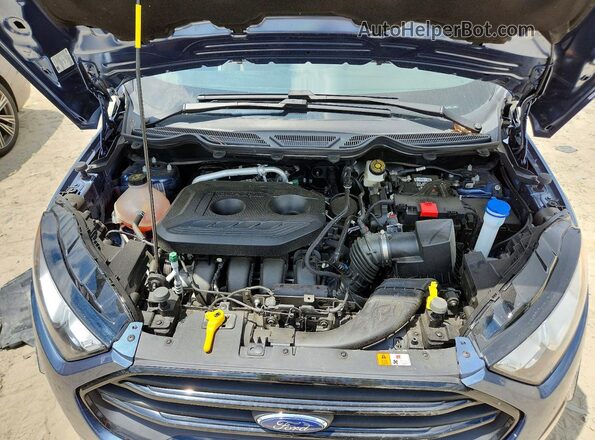 MAJ6S3FL3NC467982 2022 FORD ECOSPORT Charcoal Widok komory silnika
